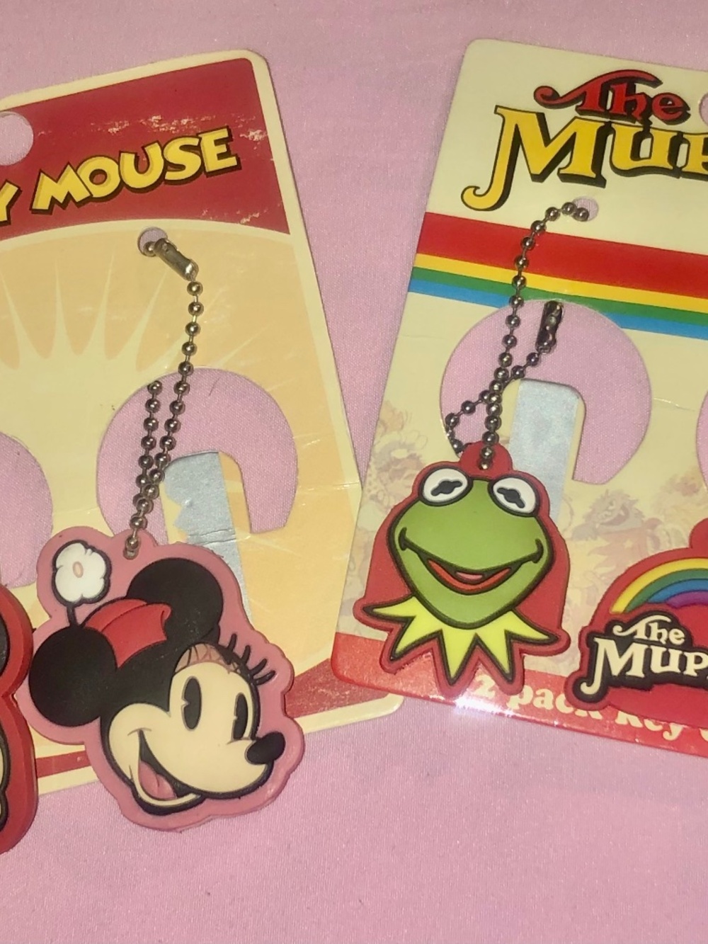Disney loungefly keycaps Kermit muppets Minnie Mickey